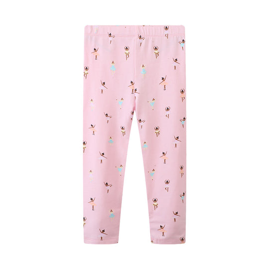 Mädchen Leggings mit bezauberndem Ballett-Motiv EB