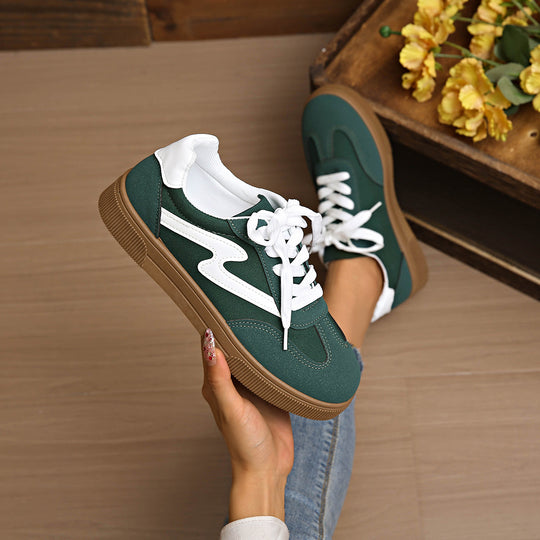 Damen Freizeitschuhe mit modischem Design und rutschfester Gummisohle EB