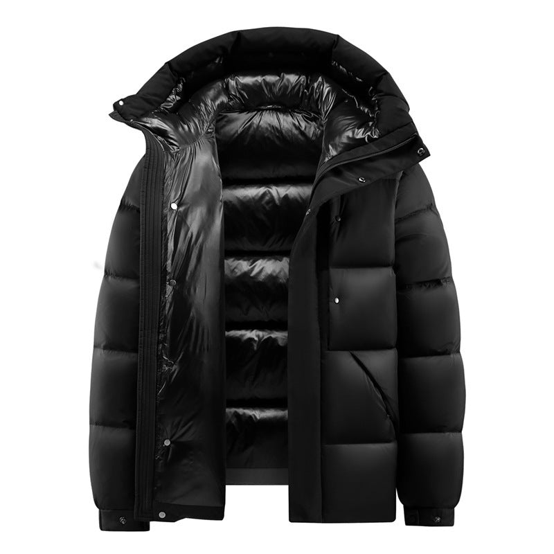 Damen Daunenjacke mit hohem Kragen und praktischen Reißverschlusstaschen EB