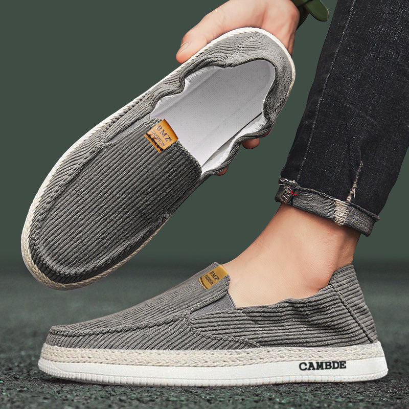 Damen Bequeme Slip-On Freizeitschuhe mit elastischem Obermaterial EB