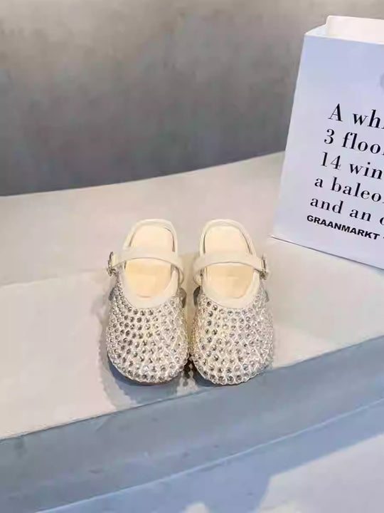 Damen Glamouröse Clogs mit Strassverzierungen EB