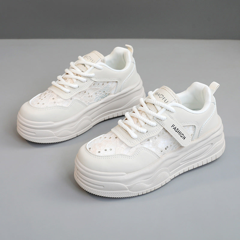 Damen modische Sneaker mit innovativer Netzstruktur und komfortabler Dämpfung EB