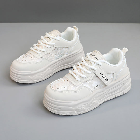 Damen modische Sneaker mit innovativer Netzstruktur und komfortabler Dämpfung EB