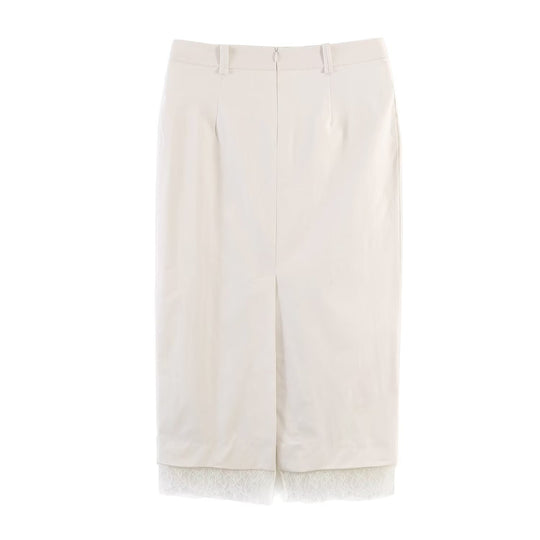 Damen Bleistiftrock mit feiner Spitze und elegantem Bund EB