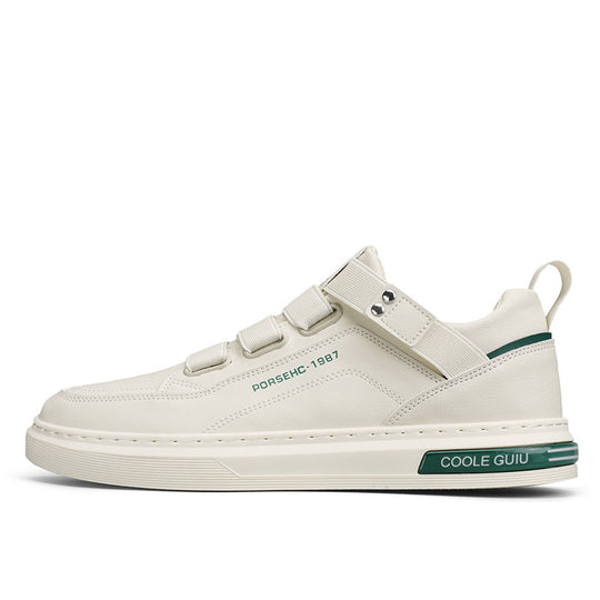 Damen Sportliche Veloursleder Sneakers mit praktischem Klettverschluss EB