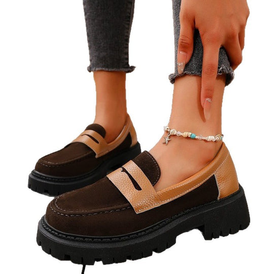 Damen modische Clogs mit robustem Plateau und elegantem Riemendesign EB
