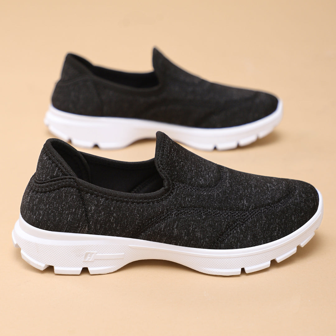 Damen Bequeme Slip-On Sneakers mit rutschfester Sohle und atmungsaktivem Obermaterial EB