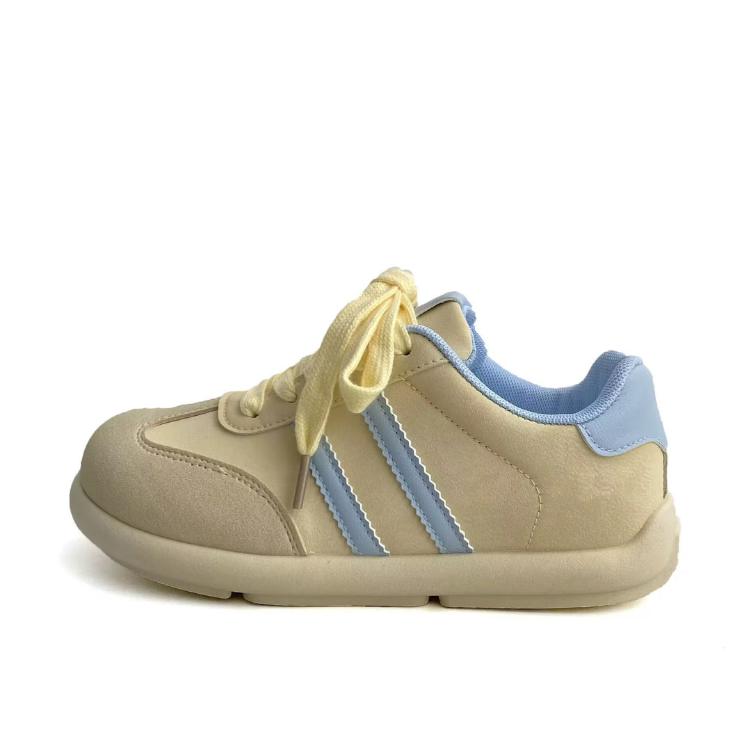 Damen Sportliche Sneaker mit atmungsaktivem Mesh-Obermaterial und flexibler Sohle EB