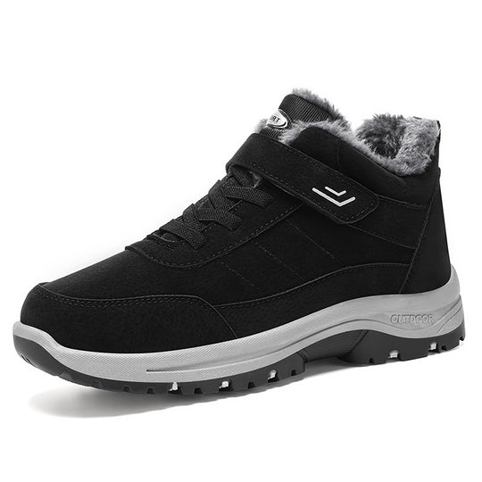 Damen warme Isolierte Outdoor-Stiefel mit strapazierfähiger Sohle und praktischem Klettverschluss EB