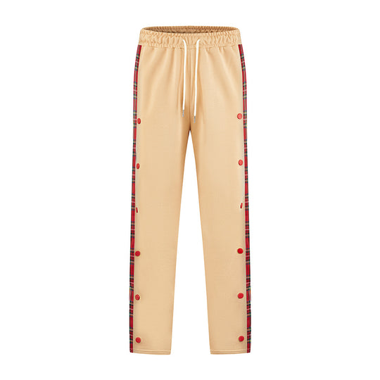Herren Sportliche Jogginghose mit Druckknopf-Design und elastischem Bund EB