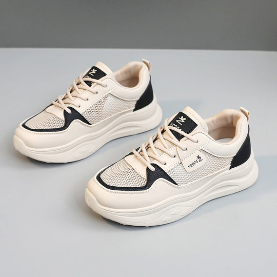 Damen Sneakers mit atmungsaktivem Mesh-Obermaterial und stoßdämpfender Sohle EB