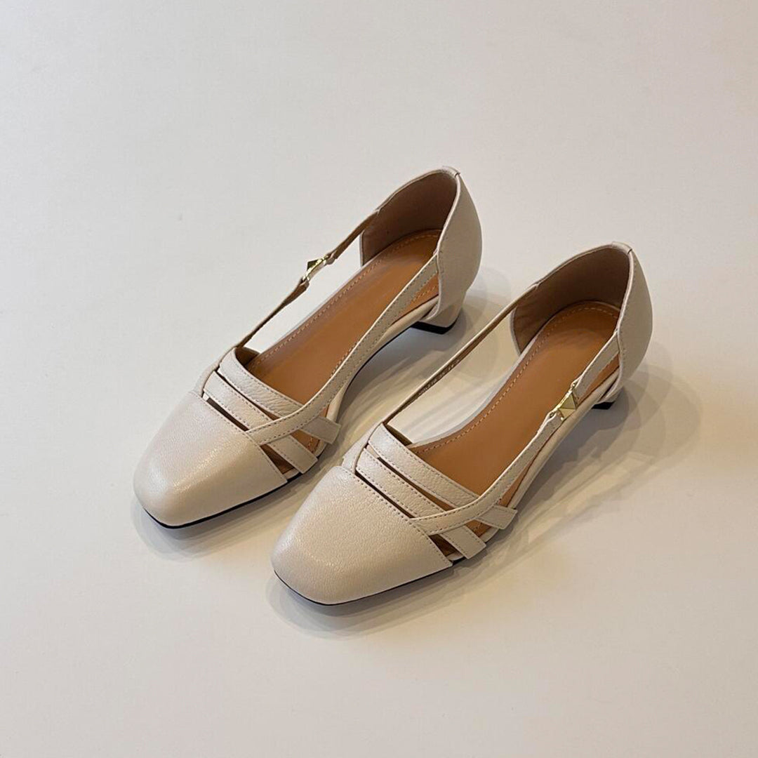 Damen Slingback Pumps mit modischem Riemendesign EB