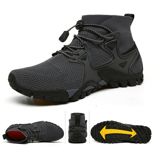 Damen Sportliche Wanderschuhe mit atmungsaktiver Mesh-Oberfläche und stabilisierenden Eigenschaften EB