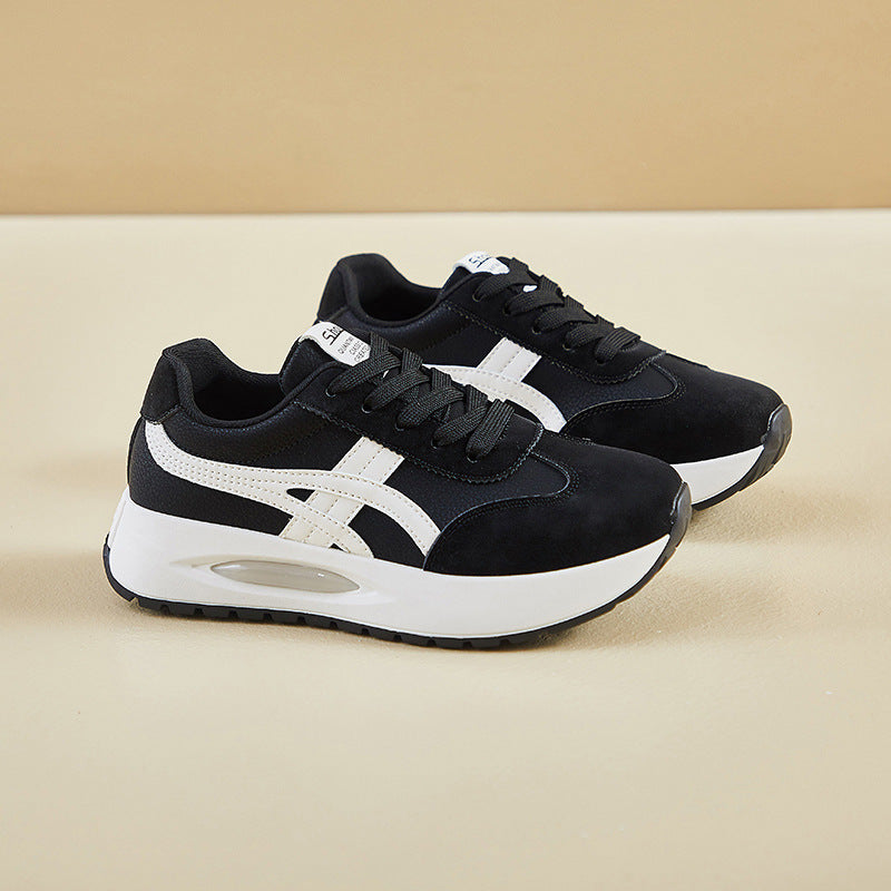Damen Sportliche Sneaker mit atmungsaktiver Oberflächenstruktur und komfortabler Dämpfung EB
