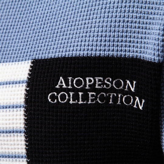 Herren Pullover mit modernem Strukturdesign und auffälligen Farbdetails EB