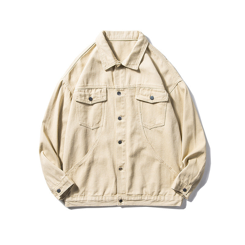 Damen Casual Utility-Jacke mit klassischen Druckknöpfen und praktischen Taschen EB