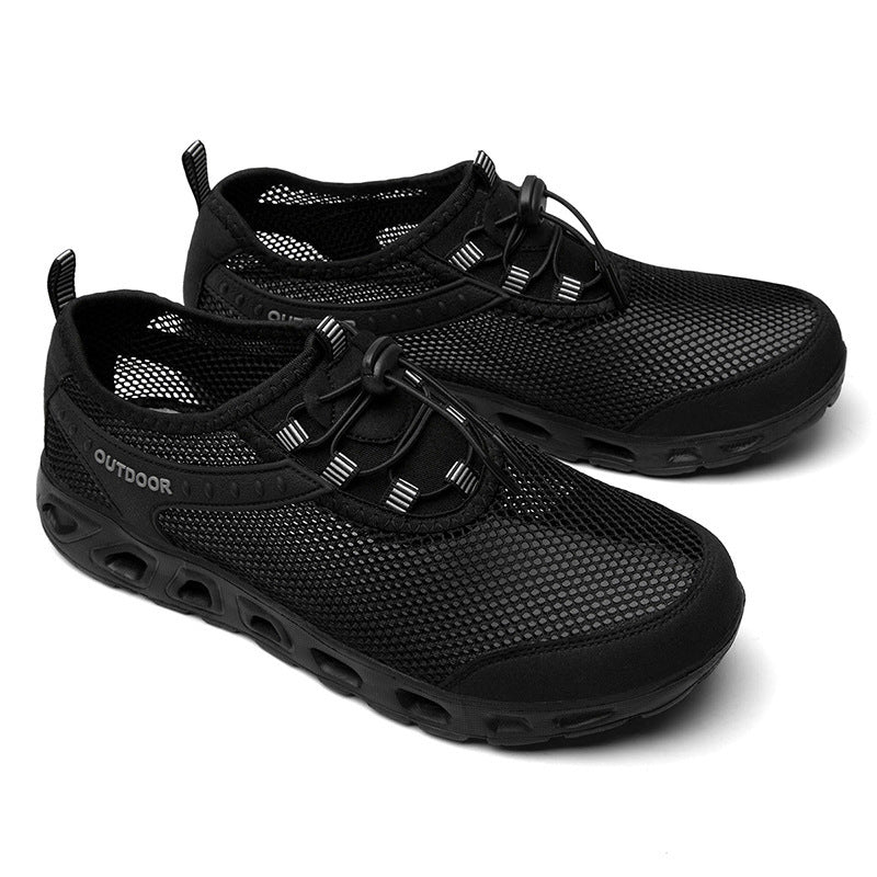 Damen Outdoor-Sneaker mit atmungsaktivem Mesh und rutschfester Sohle EB