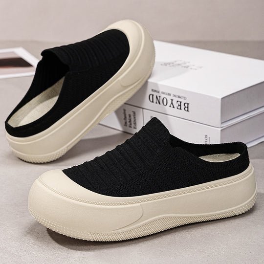Damen Atmungsaktive Slip-On Clogs mit flexiblem Obermaterial EB