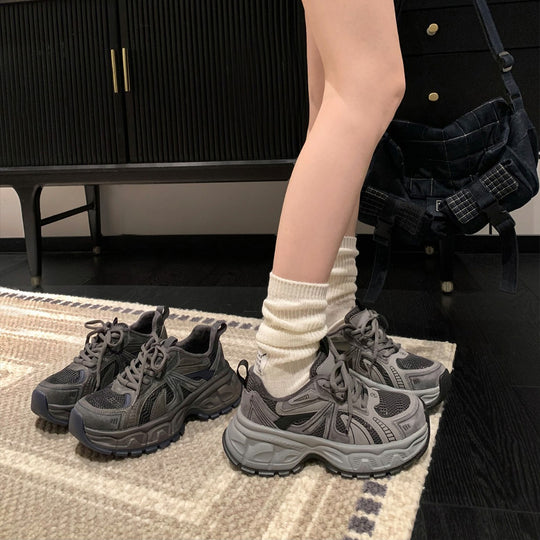 Damen Sportliche Mesh-Laufschuhe mit dämpfender Sohle und atmungsaktivem Design EB