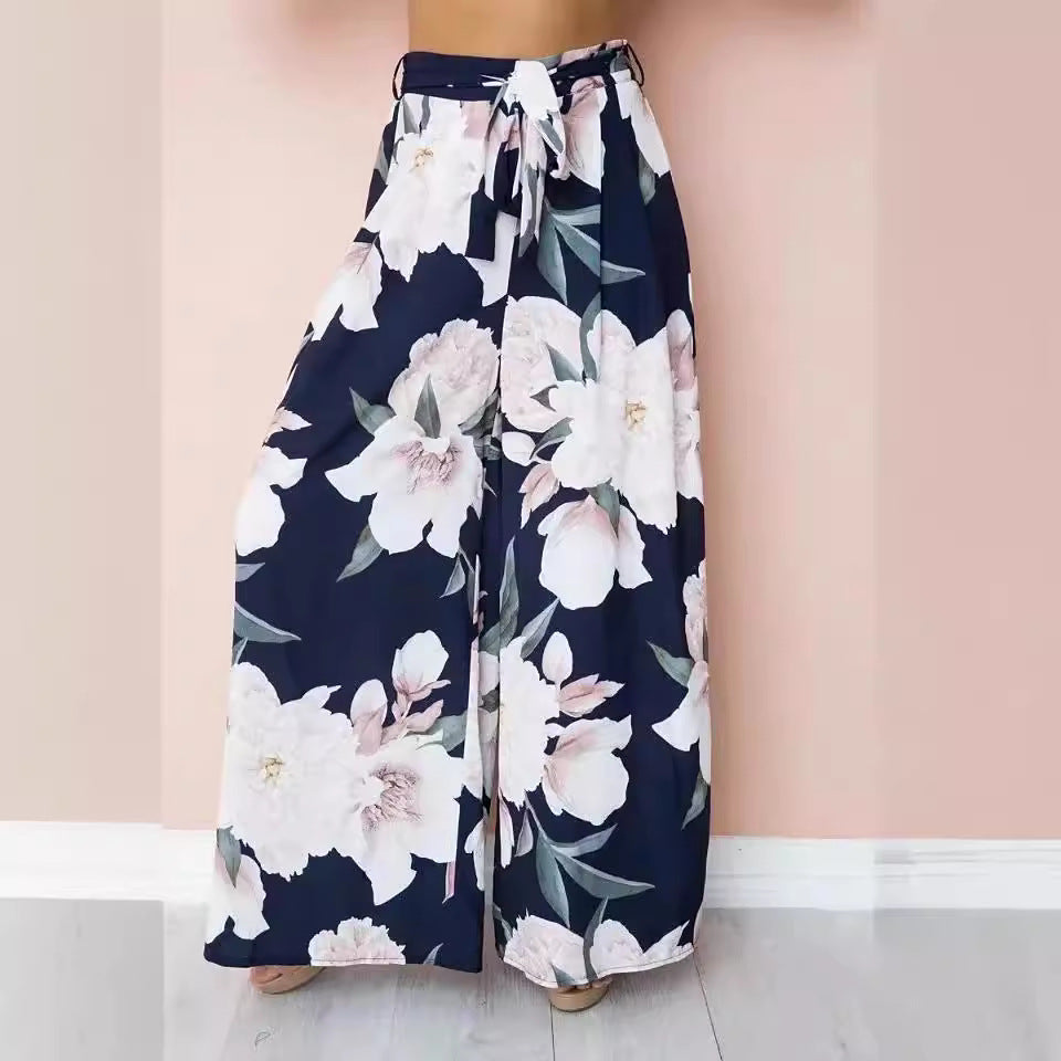 Damen Maxirock mit floralem Druck EB