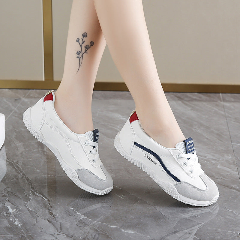Damen sportliche Sneakers mit atmungsaktivem Obermaterial und flexiblem Sohlenprofil EB