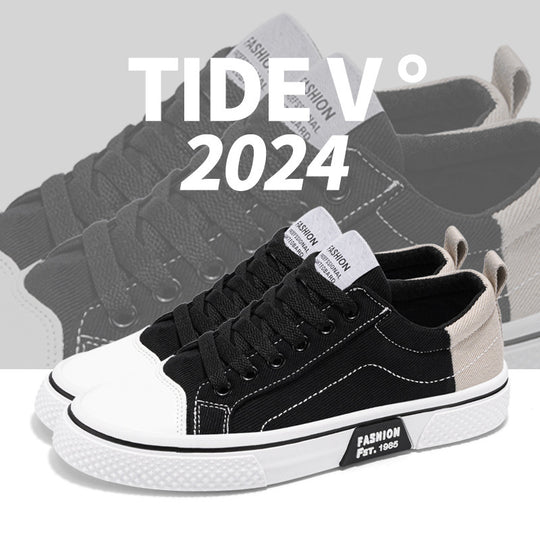 Damen Modische Sneakers mit kombiniertem Obermaterial EB
