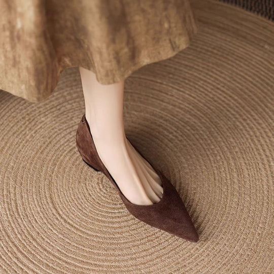 Damen elegante Pumps mit verstecktem Keilabsatz und komfortablem Innenfutter EB