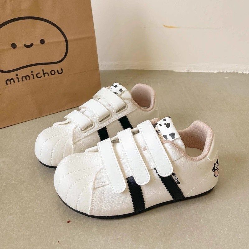 Damen Freizeit-Sneaker mit niedlichen Tiermotiven und praktischem Klettverschluss EB
