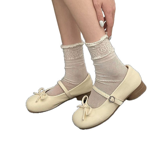 Damen Ballerinas mit dekorativem Schleifendetail und Komfortsohle EB