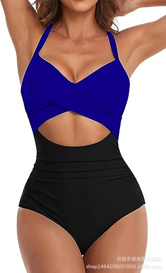 EB | Hohler rückenfreier Bikini mit engen Trägern