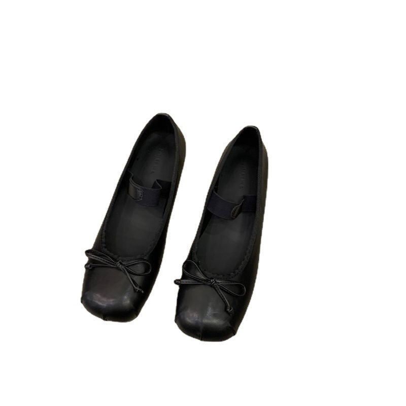Damen Ballerinas mit verstellbarem Riemen und elegantem Schleifenakzent EB