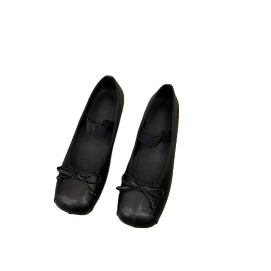 Damen Ballerinas mit verstellbarem Riemen und elegantem Schleifenakzent EB