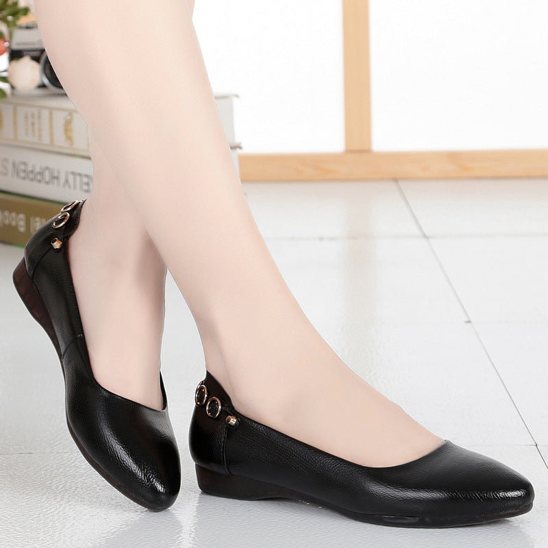 Damen Ballerinas mit modischem Schmuckdetail und komfortablem Fußbett EB