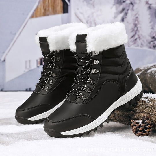 Damen Wasserfeste Winterstiefel mit Kuschelfutter EB