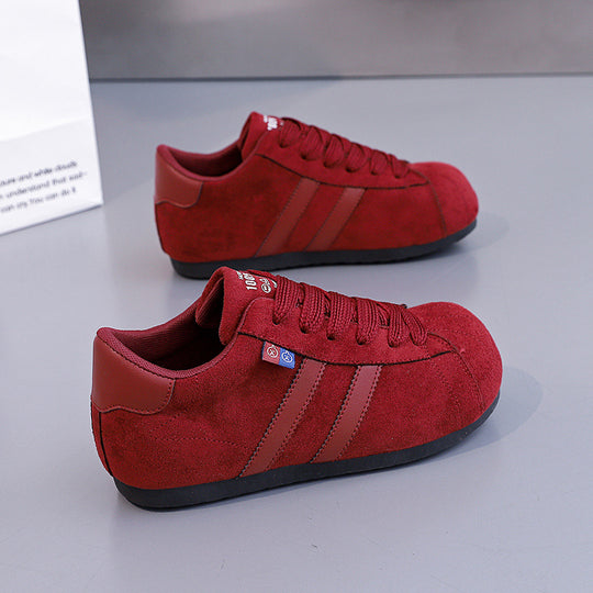 Damen lässige Sneakers mit weichem Obermaterial und rutschfester Sohle EB