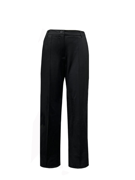 Damen nan taillierter Blazer-Hosen Businessanzug aus Stretchstoff EB
