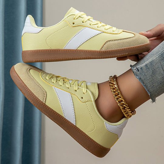 Damen Sportliche Sneakers mit strapazierfähigem Obermaterial und rutschfester Laufsohle EB