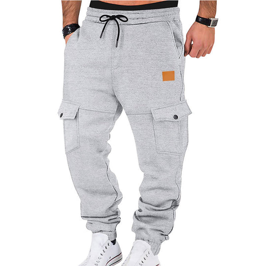 Herren Cargo-Jogginghose mit elastischem Bund und praktischen Taschen EB