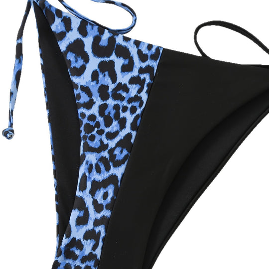 Damen Dreieck-Bikini mit raffiniertem Tiermuster EB
