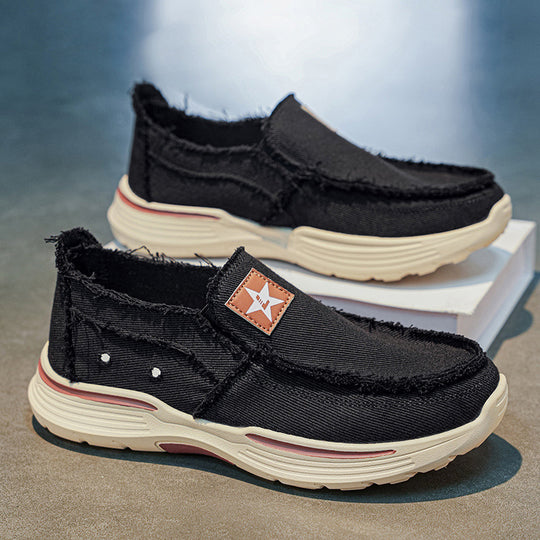 Damen Bequeme Slip-On Sneakers mit robustem Obermaterial EB