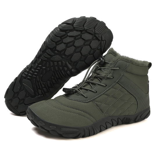 Damen Warme Outdoor-Stiefel mit rutschfester Sohle und praktischem Schnellschnürsystem EB