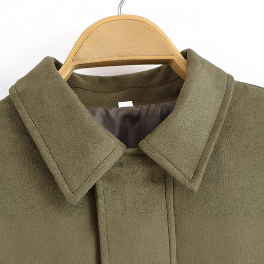 Damen modische Oversized-Jacke im lässigen Look EB