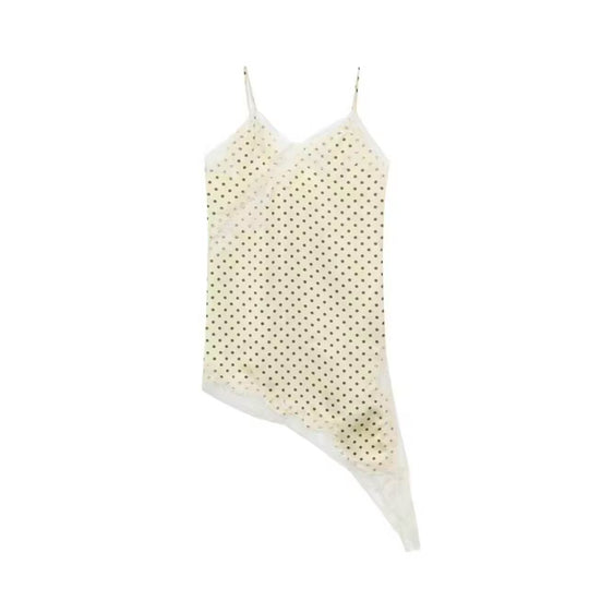 Damen asymmetrisches Spaghetti-Top EB