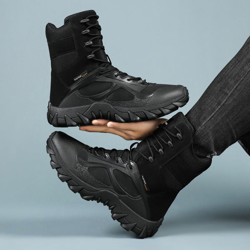 Damen Hochwertige Outdoor-Wanderschuhe mit atmungsaktivem Obermaterial und rutschfester Sohle EB