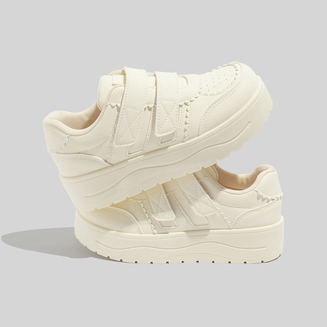 Damen Sportliche Sneaker mit Klettverschluss EB