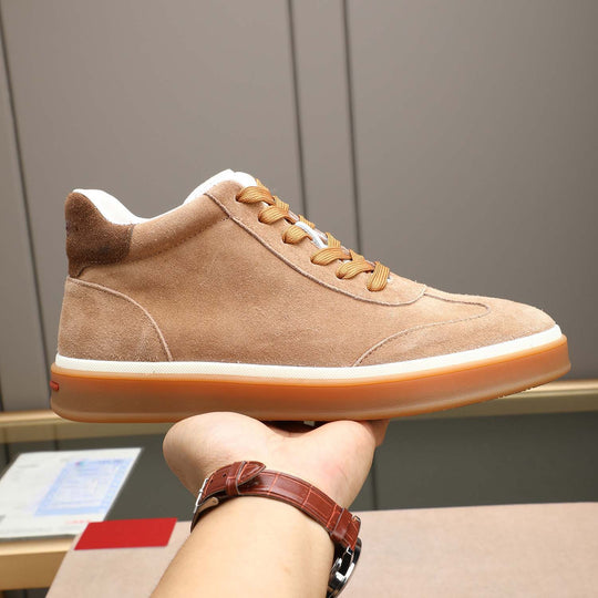 Damen Hochwertige Wildleder Sneakers mit komfortabler Dämpfung EB