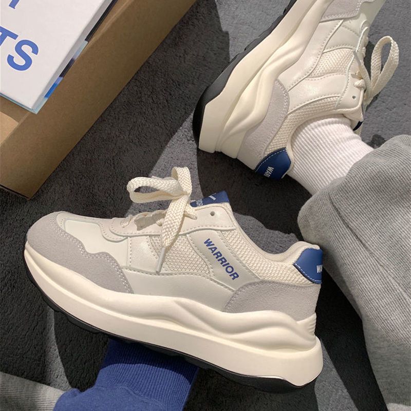 Damen Sportliche Chunky Sneakers mit gepolsterter Innensohle und atmungsaktivem Obermaterial EB