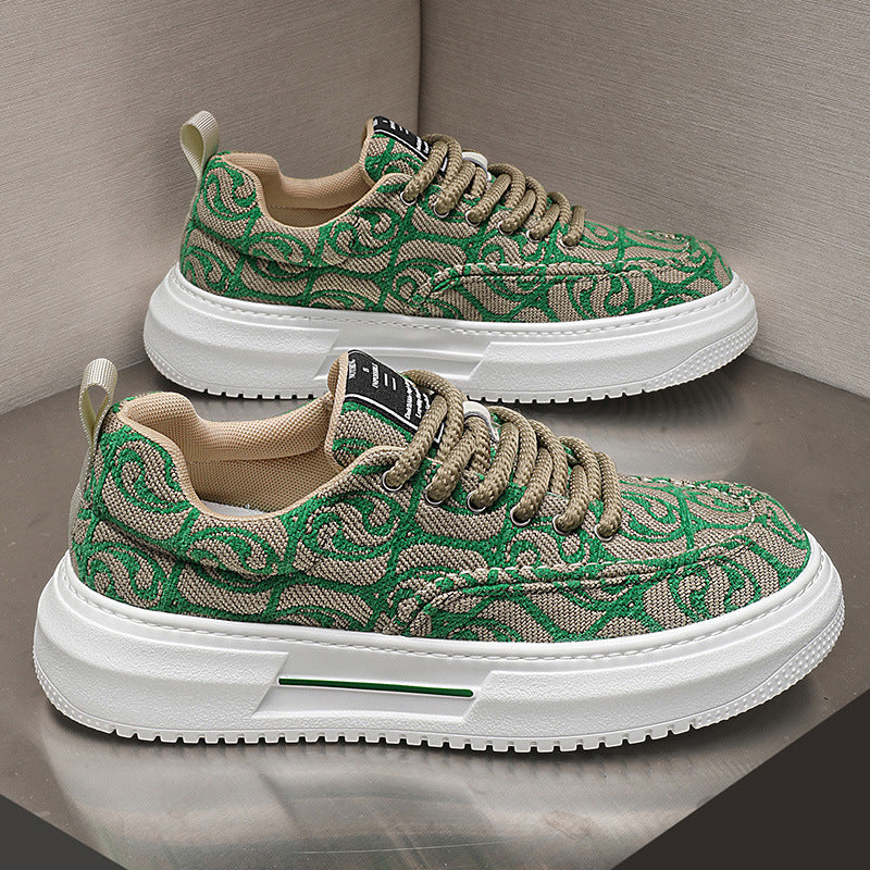Damen Modische Sneaker mit einzigartigem Muster und dämpfender Sohle EB