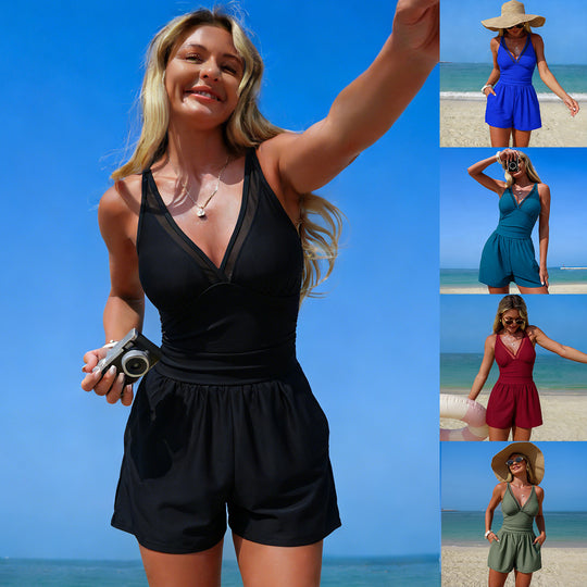 Damen Aktueller Bademode Jumpsuit EB