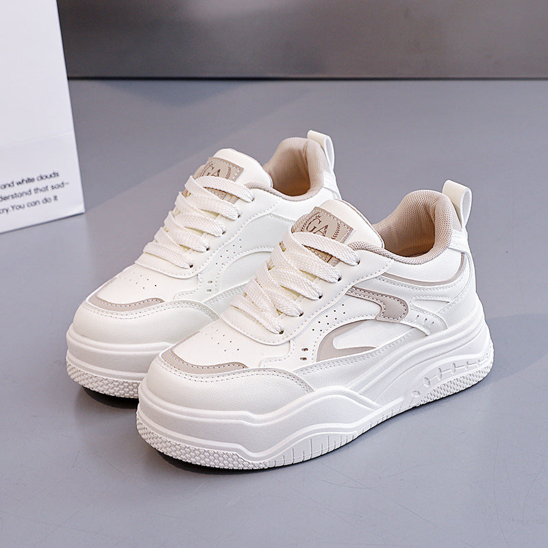 Damen Sportliche Sneaker mit erhöhtem Absatz EB